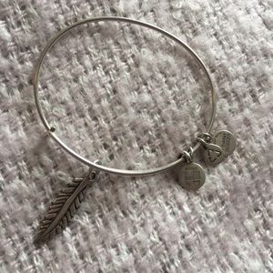 Alex & Ani feather bracelet